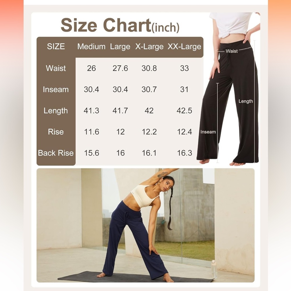❌SOLD❌Women's Wide-Leg High-Waisted Casual Pants with Pockets - Picture 12 of 15